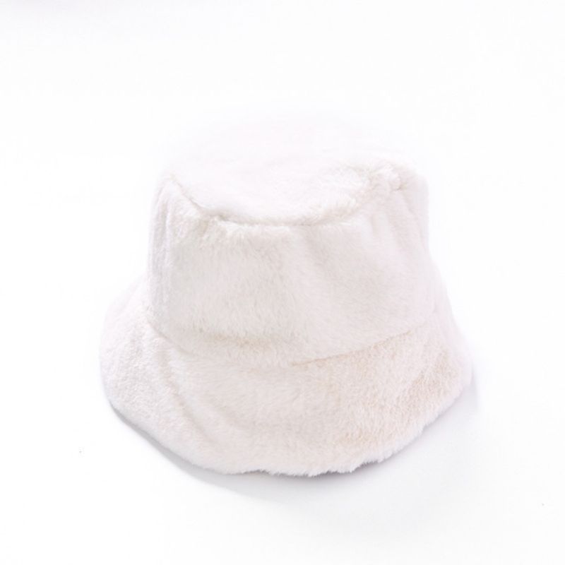 Bucket Fur Spring Sweet Plain Hatte