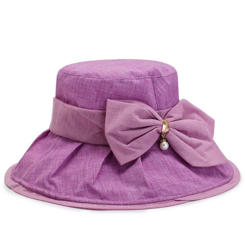 Bucket Hat Bowknot Fall Hatte