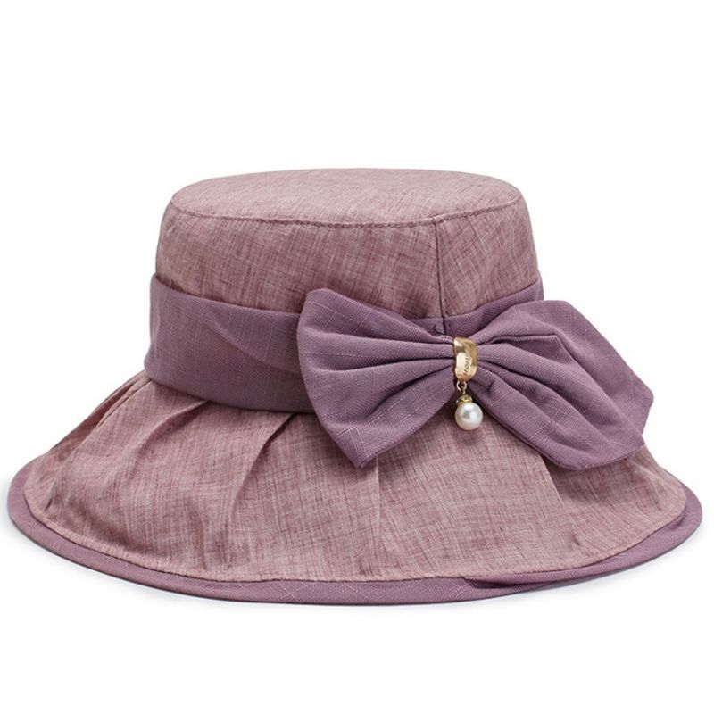 Bucket Hat Bowknot Fall Hatte