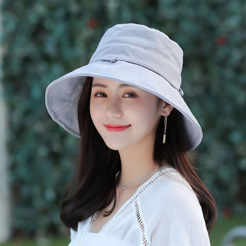 Koreansk Bowknot Fall Plain Hat