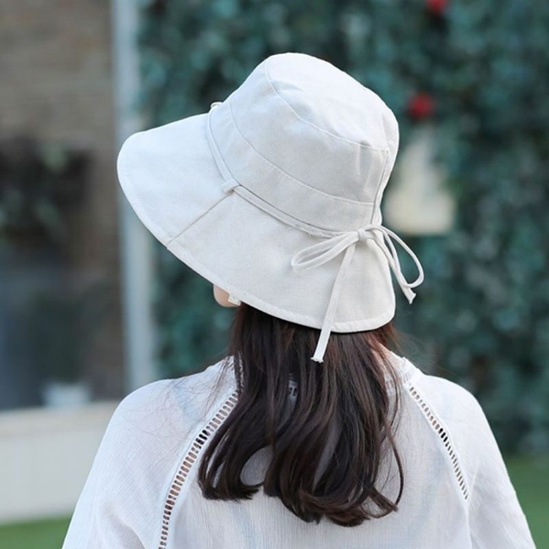 Koreansk Bowknot Fall Plain Hat