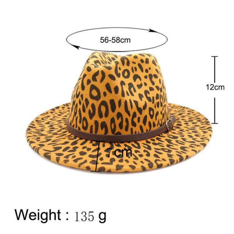 Print Mode Leopard Fall Hatte