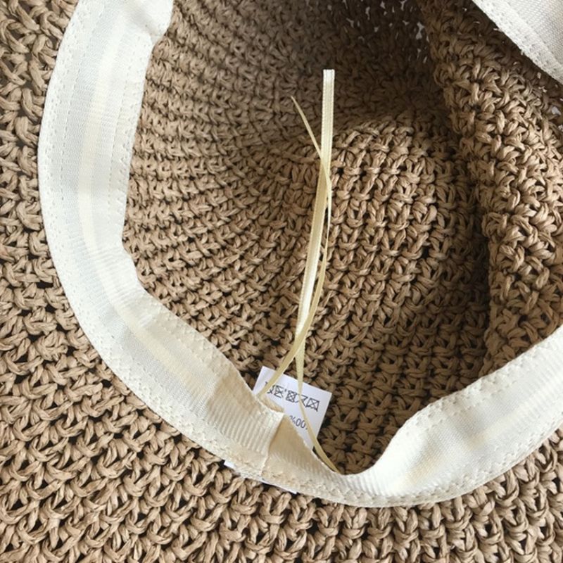 Stråflettet Artikel Pearl Sommer Plain Hat